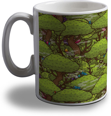15% OFF on Artifa Green Trees Porcelain, Ceramic Mug 350 ml 15% OFF on Artifa Green Trees Porcelain, Ceramic Mug 350 ml