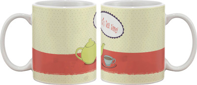 Artifa Its Tea Time Porcelain, Ceramic Mug 350 ml