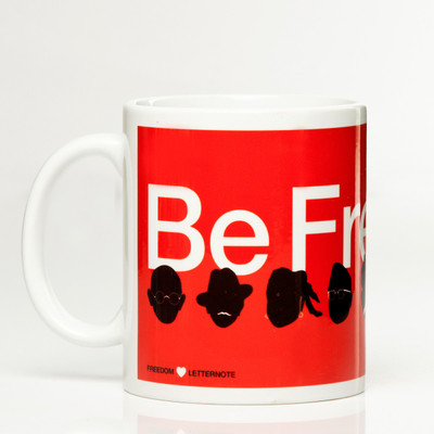 5% OFF on LetterNote Be Free Ceramic Mug