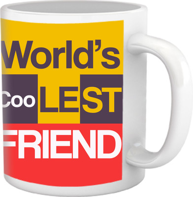 41% OFF on Tiedribbons World Coolest Friend Ceramic Mug 350 ml 41% OFF on Tiedribbons World Coolest Friend Ceramic Mug 350 ml