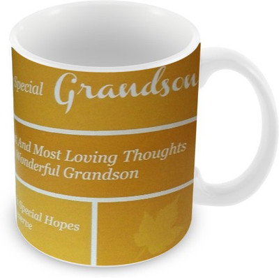 10% OFF on Everyday Gifts For a Very Special Grand Son Ceramic Mug 325 ml