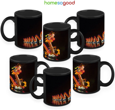 41% OFF on HomeSoGood The Chinese Dragon Coffee Ceramic Mug 325 ml, Pack of 6 41% OFF on HomeSoGood The Chinese Dragon Coffee Ceramic Mug 325 ml, Pack of 6