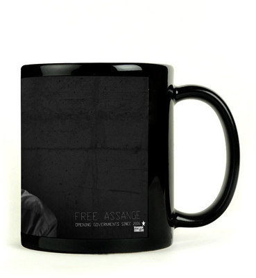 56% OFF on Shoprock Julian Assange Ceramic Mug 450 ml