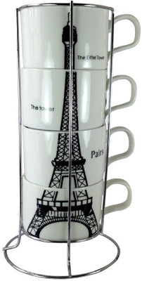 Gift Island GI788B Ceramic Mug 0.3 ml, Pack of 4 Gift Island GI788B Ceramic Mug 0.3 ml, Pack of 4