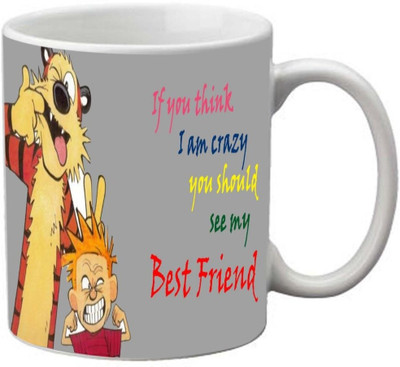 56% OFF on meSleep M-Friend-Crazy-Friend Ceramic Mug