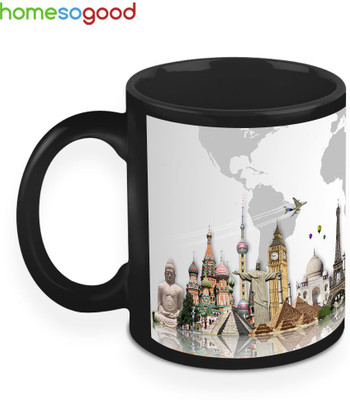 33% OFF on HomeSoGood Must Go Destinations Coffee Ceramic Mug 280 ml 33% OFF on HomeSoGood Must Go Destinations Coffee Ceramic Mug 280 ml