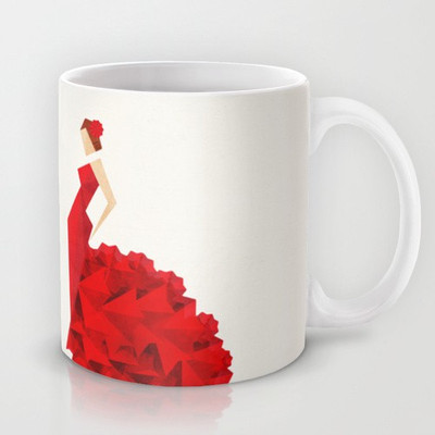 41% OFF on Astrode The Dancer Flamenco Ceramic Mug 325 ml