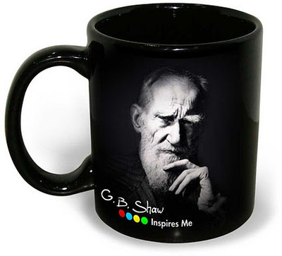 16% OFF on Hot Muggs IM ? G.B. Shaw - Imagination Ceramic Mug 350 ml