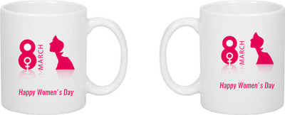 60% OFF on Print Clues Womens Day Bone China Mug 320 ml 60% OFF on Print Clues Womens Day Bone China Mug 320 ml