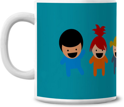 50% OFF on Lovely Collection Colourfull Kids Ceramic Mug