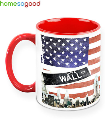 33% OFF on HomeSoGood The Symbol Of Freedom Ceramic Mug 325 ml 33% OFF on HomeSoGood The Symbol Of Freedom Ceramic Mug 325 ml