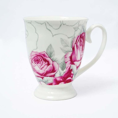 71% OFF on Painting Mantra Purple Floral Ceremic Coffee Ceramic Mug