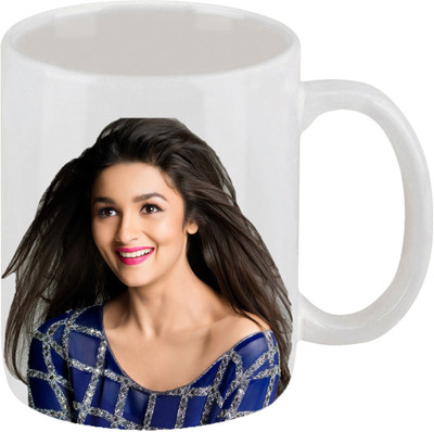 28% OFF on Ellicon C142 Alia Bhat Coffee Ceramic Mug 325 ml
