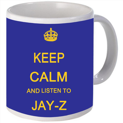 Snoogg Keep calm and listen to Jay z Porcelain Bone China Coffee Ceramic Mug Snoogg Keep calm and listen to Jay z Porcelain Bone China Coffee Ceramic Mug