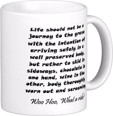 60% OFF on Exoctic Silver Cheers Life till Death CX001 Ceramic Mug 300 ml 60% OFF on Exoctic Silver Cheers Life till Death CX001 Ceramic Mug 300 ml