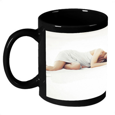 72% OFF on AMY Classic Vingae Beautiful Girl In The Sand Ceramic Mug 325 ml