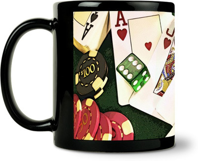 36% OFF on ShopMantra Casino Card Ceramic Mug 300 ml 36% OFF on ShopMantra Casino Card Ceramic Mug 300 ml