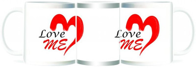 50% OFF on Refeel Gifts Love Me - Big Hearts Ceramic Mug 325 ml