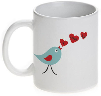 63% OFF on Mugwala Ceramic Green Love Bird Valentine Ceramic Mug 330 ml 63% OFF on Mugwala Ceramic Green Love Bird Valentine Ceramic Mug 330 ml