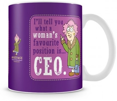 35% OFF on Aunty Acid Woman CEO Ceramic Mug 325 ml