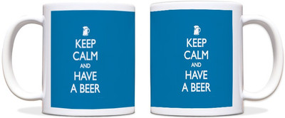 60% OFF on ShopMantra Keep Calm Beer Black Ceramic Mug 300 ml 60% OFF on ShopMantra Keep Calm Beer Black Ceramic Mug 300 ml