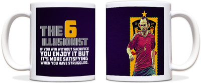 60% OFF on ShopMantra Andr?s Luj?n Spain Football Black Ceramic Mug 300 ml