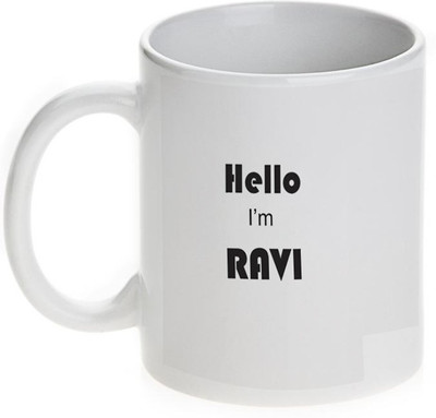 63% OFF on Mugwala Ravi Name Ceramic Mug 350 ml 63% OFF on Mugwala Ravi Name Ceramic Mug 350 ml