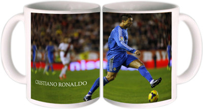 25% OFF on Shopkeeda FIFA 2014 Christiano Ronaldo Tricks Ceramic Mug 350 ml