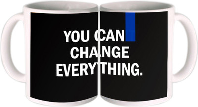 25% OFF on Shopkeeda You Can Change Everything Ceramic Mug 350 ml 25% OFF on Shopkeeda You Can Change Everything Ceramic Mug 350 ml