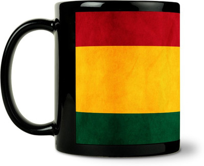 36% OFF on ShopMantra Ghana Flag Ceramic Mug 300 ml