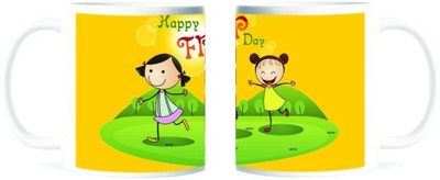 50% OFF on Refeel Gifts Happy Friendship Day Ceramic Mug 325 ml