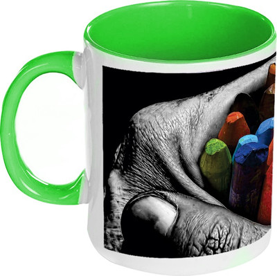 41% OFF on AMY Crayons Colors Cute Inside Green Coffee Ceramic Mug 41% OFF on AMY Crayons Colors Cute Inside Green Coffee Ceramic Mug