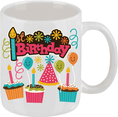 16% OFF on Ellicon 8happy Birthday Ceramic Mug