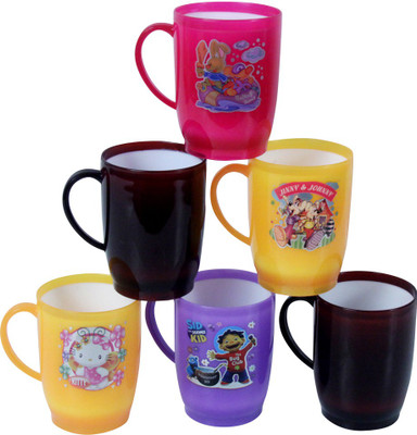 32% OFF on KBE Coffee Plastic Mug 400 ml, Pack of 6 32% OFF on KBE Coffee Plastic Mug 400 ml, Pack of 6