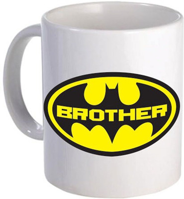 28% OFF on Giftsmate Batman Brother Ceramic Mug 330 ml
