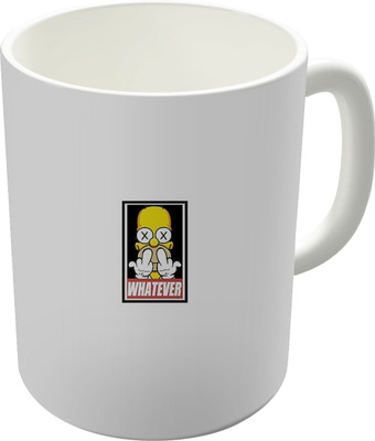 80% OFF on The Fappy Store Simpson - Watever Ceramic Mug 300 ml