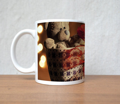 50% OFF on StyBuzz cute love teddy in valentine Porcelain Mug 300 ml 50% OFF on StyBuzz cute love teddy in valentine Porcelain Mug 300 ml
