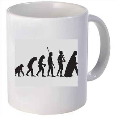 Snoogg Darth Vader Evolution Ceramic Mug Snoogg Darth Vader Evolution Ceramic Mug