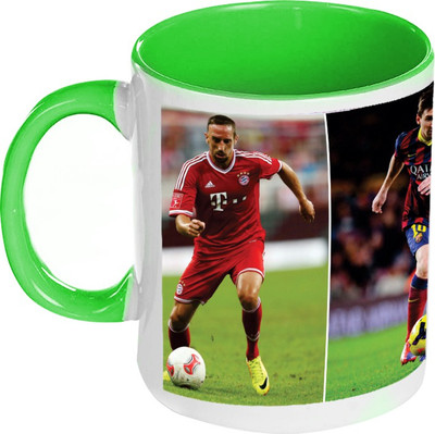 58% OFF on AMY Real Madrid Football Inside Green Coffee Ceramic Mug 325 ml 58% OFF on AMY Real Madrid Football Inside Green Coffee Ceramic Mug 325 ml