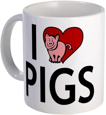 40% OFF on Teeskart I Love Pigs Porcelain Mug 300 ml 40% OFF on Teeskart I Love Pigs Porcelain Mug 300 ml