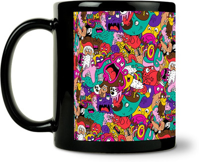 36% OFF on ShopMantra Cute Doodling Ceramic Mug 300 ml 36% OFF on ShopMantra Cute Doodling Ceramic Mug 300 ml