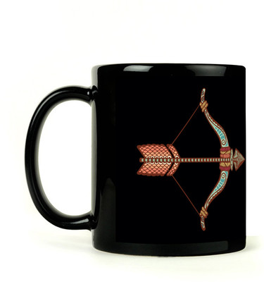 30% OFF on Lovely Collection Black Zodiac Sagittarius Sunsign Ceramic Mug