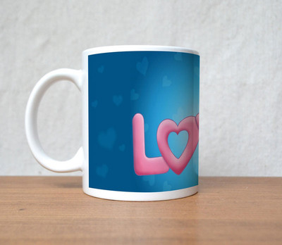 60% OFF on StyBuzz love couple in night valentine Porcelain Mug 300 ml