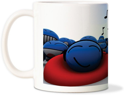 75% OFF on AMY House Music Smileyscoffee Ceramic Mug