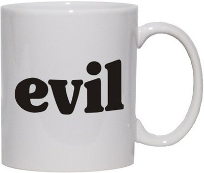Snoogg Evil Ceramic Mug Snoogg Evil Ceramic Mug