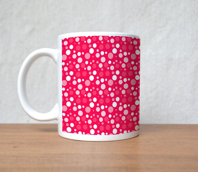 60% OFF on StyBuzz Pink Circle Pattern Art Porcelain Mug 300 ml 60% OFF on StyBuzz Pink Circle Pattern Art Porcelain Mug 300 ml