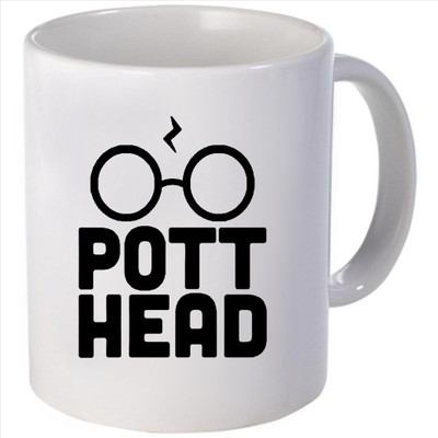 Snoogg pott head Ceramic Mug