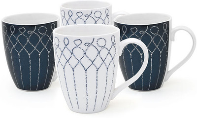 Pebbleyard Kez Porcelain Mug Pack of 4