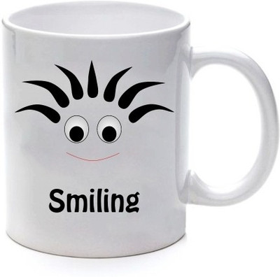 45% OFF on Printland Smiling Emotion Ceramic Mug 350 ml 45% OFF on Printland Smiling Emotion Ceramic Mug 350 ml