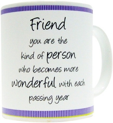 23% OFF on Everyday Gifts General Quote Gift For Friend Ceramic Mug 400 ml 23% OFF on Everyday Gifts General Quote Gift For Friend Ceramic Mug 400 ml